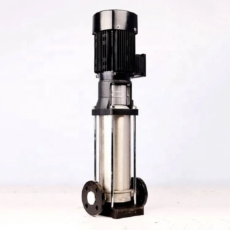 مضخات معززة لضغط المياه، مضخة نزح مياه البحر ذات الطرد المركزي العمودي QDL مضخة كهربائية متعددة المراحل من الفولاذ المقاوم للصدأ القياسية #1