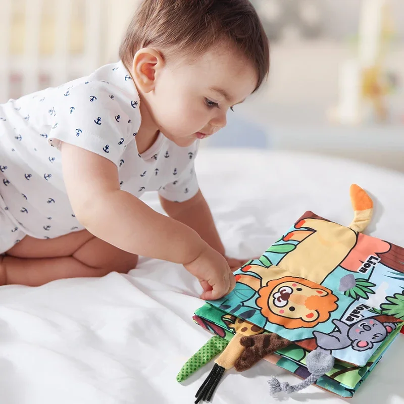 Puzzle Early Education Toys Cloth Books Durable And Washable Jungle Animal Enlightenment Cognition Gift For Newborn