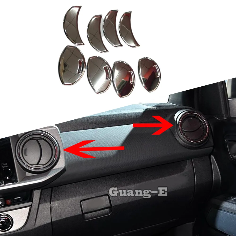 

For Toyota Tacoma 2015 2016 2017 2018 2019 2020 2021 2022 2023 Body Air Conditioner Vent Outlet Interior Accessories Frame Trim