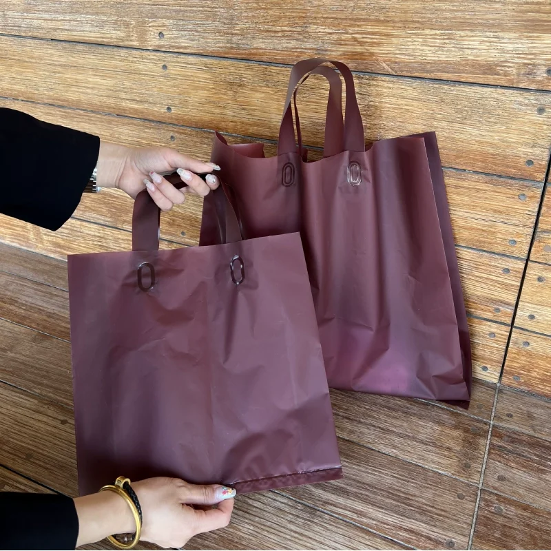 50 Uds. Bolsas de mano mate, bolsas de regalo para tienda de ropa, planificación de eventos, bolsas de mano personalizadas, bolsas de regalo para fiestas y vacaciones, logotipo imprimible