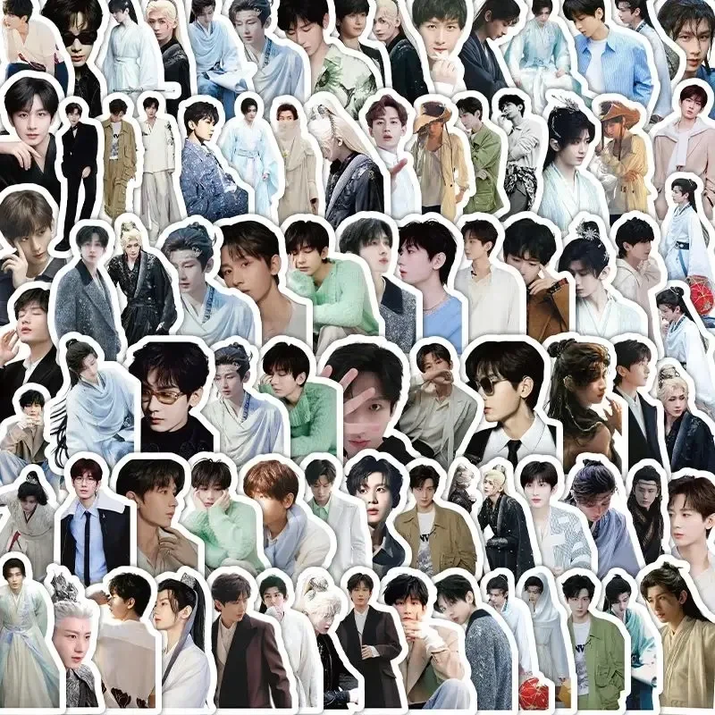 100PC/SET Cheng Yi HD Poster Humanoid Stickers Hot TV Character Drama Stills Hand Account Materials Pad Computer Cellphone DIY