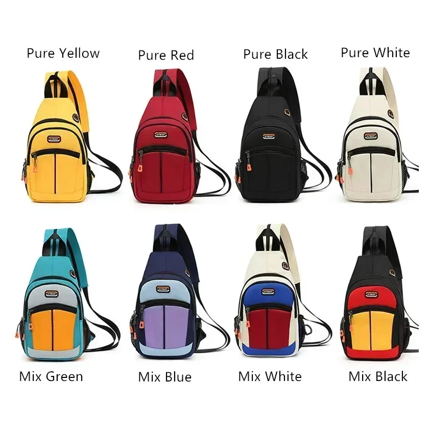 Women Mini Backpack Small Chest Bag Oxford Cloth Waterproof Fashion Messenger Bag Female Sports Bag Travel Bagpack Crossbody Bag