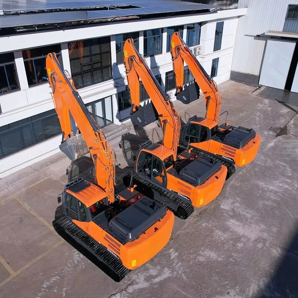Industrial Hydraulic Digger Overload Hydraulic Safety Lock Emergency Stop Button All Terrain Industrial Excavation Machinery