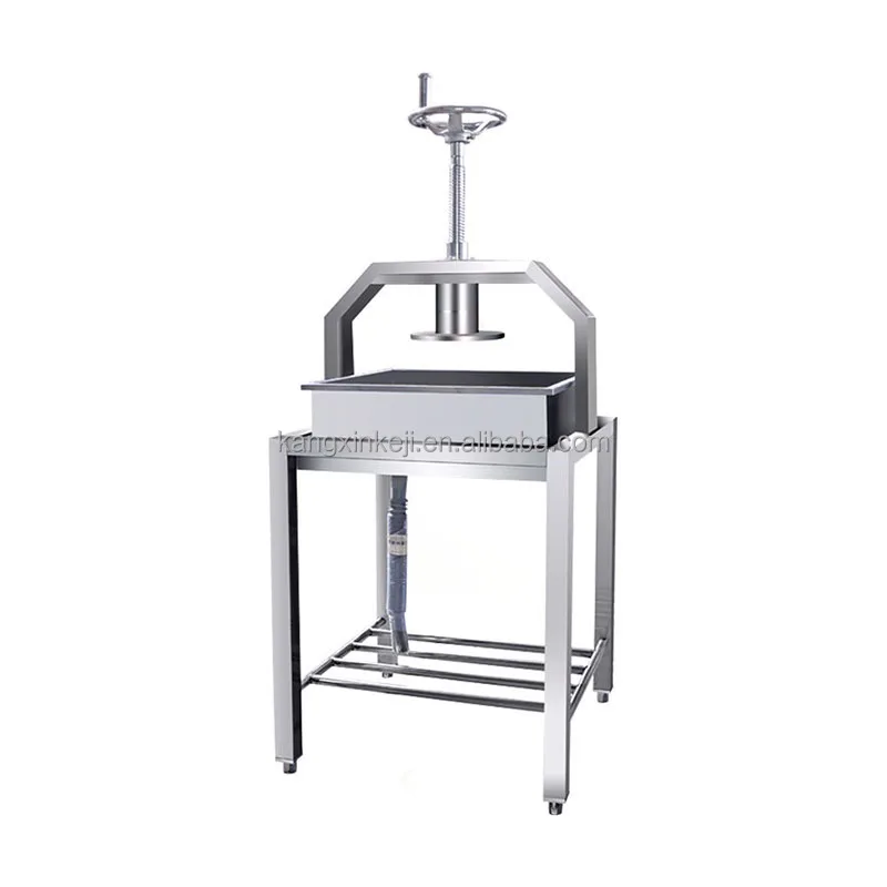 Stainless steel one mold fermented bean curd plate surface pressure tofu making machine air pressure manual