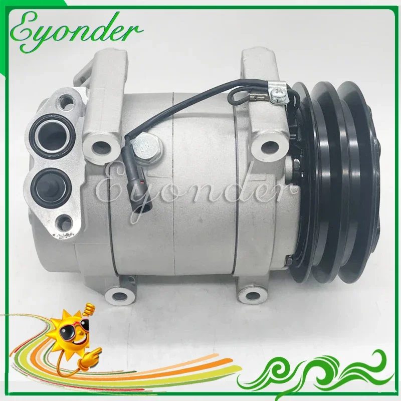 A/C AC Air Conditioning Conditioner Compressor Cooling Pump SP15 12V 2PK for Holden Rodeo RA 3.0L Turbo Diesel 92148058 CM2522