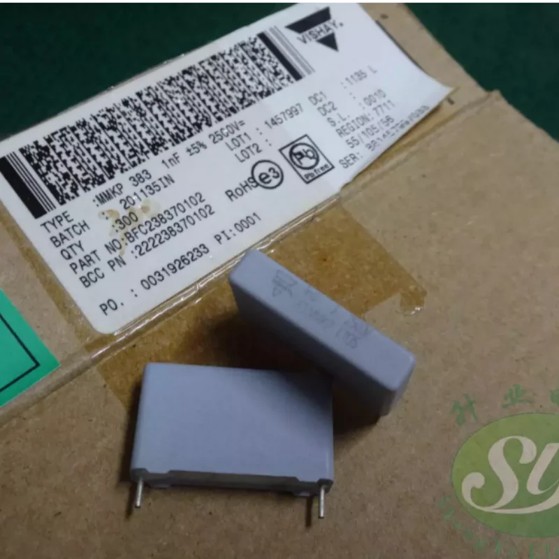 10pcs-100pcs VISHAY 0.001uf/2500v 1.0nf 1000pf 1n0 102 brand new film capacitor 22MM