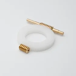 1:71 0.5M 71 Teeth 21.8mm Copper Worm Plastic Gear DIY Toy Model