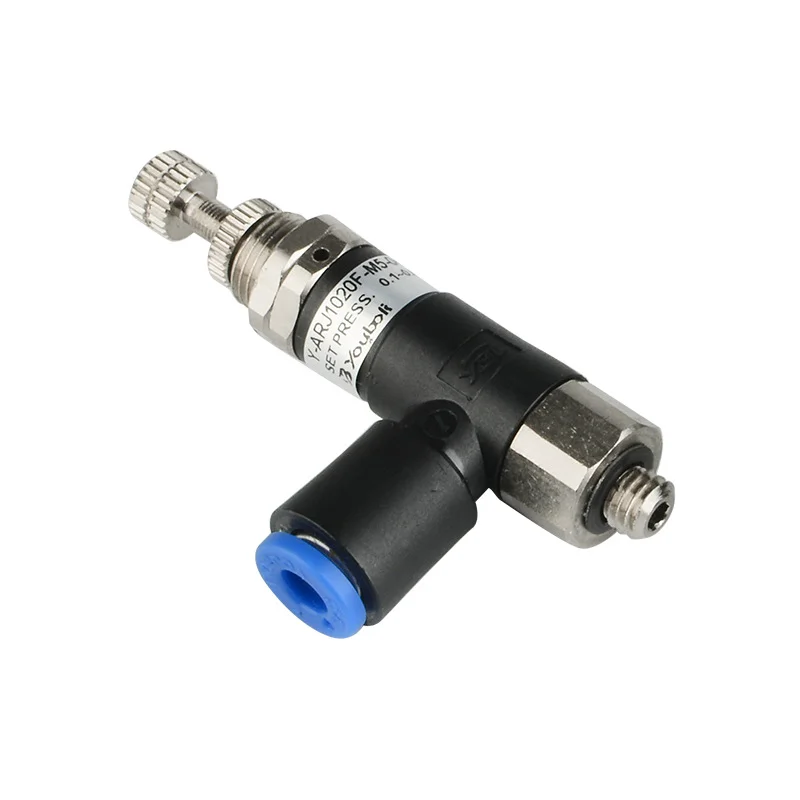 

Mini Pressure Reducing Valve ARJ1020F-M5-04 ARJ1020F-M5-06 Air Regulator Precision Adjustment For Pneumatic Systems Tools