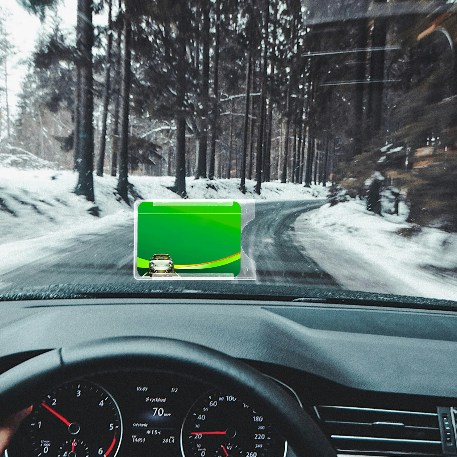 Suction Cup Card Holder Toll Pass Windshield License Sturdy Grip Parking Permit Business Cards Car Insurance