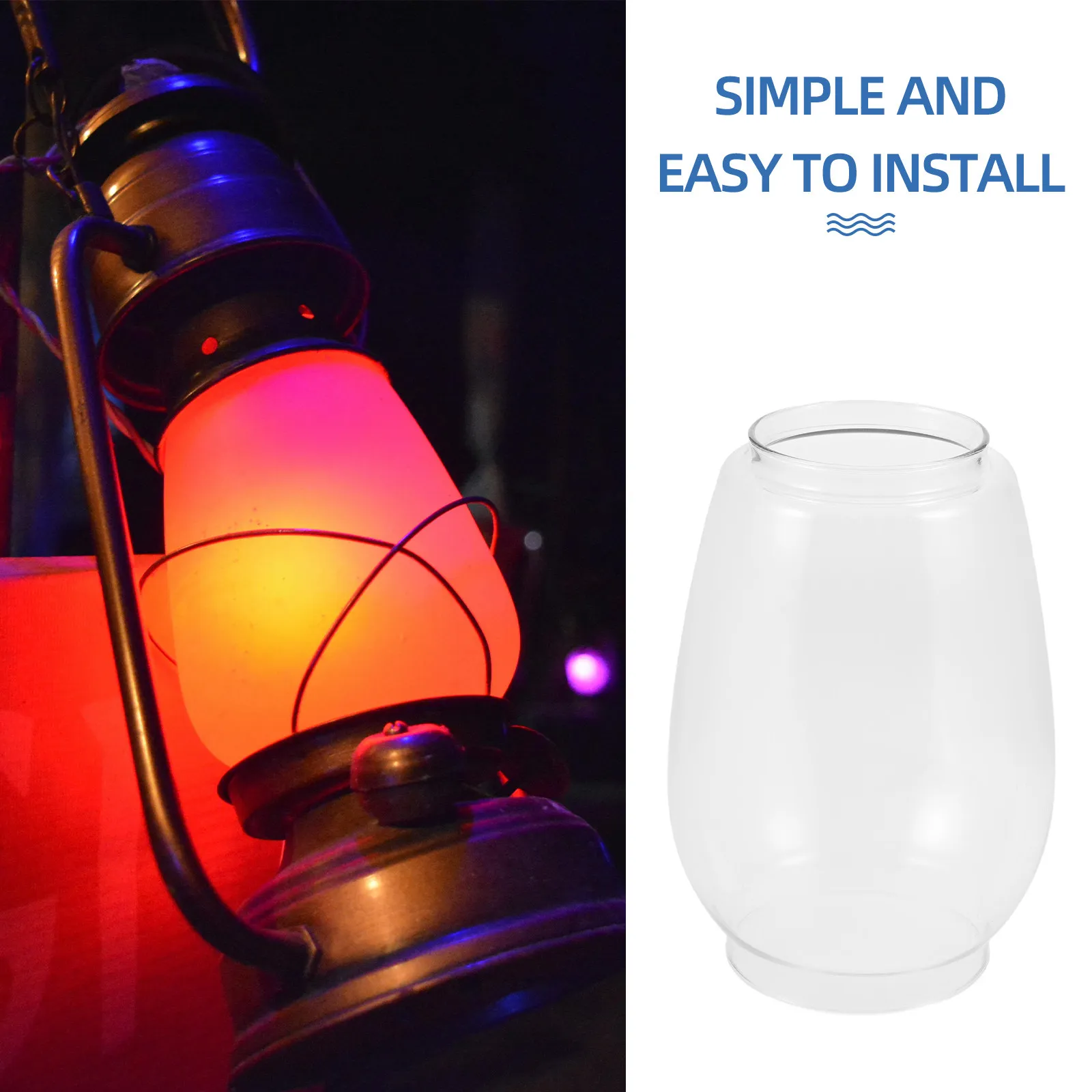 Clear Glass Lantern Globes for - Outdoor Lighting Pendant ulasan dan harga