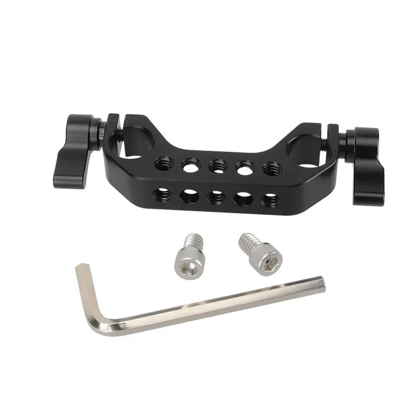 

15Mm double hole pipe clamp rail connector SLR camera double hole multi-function pipe clamp