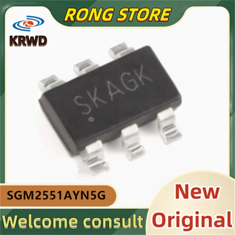 

50pcs SKAGK New Original SGM2551AYN5G/TR SGM2551AYN5G SOT-23-5