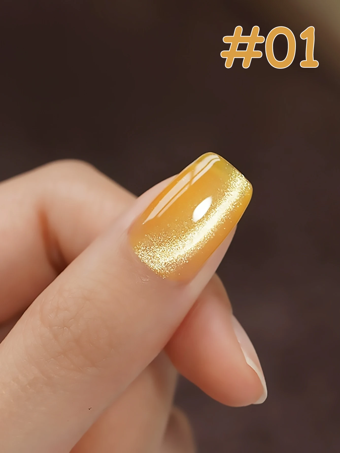 1-9 pièces PSK 2025 nouveau blanchiment avancé polyvalent doré Nail Art fournitures pour ongles automne coulant doré oeil de chat Gel vernis à ongles