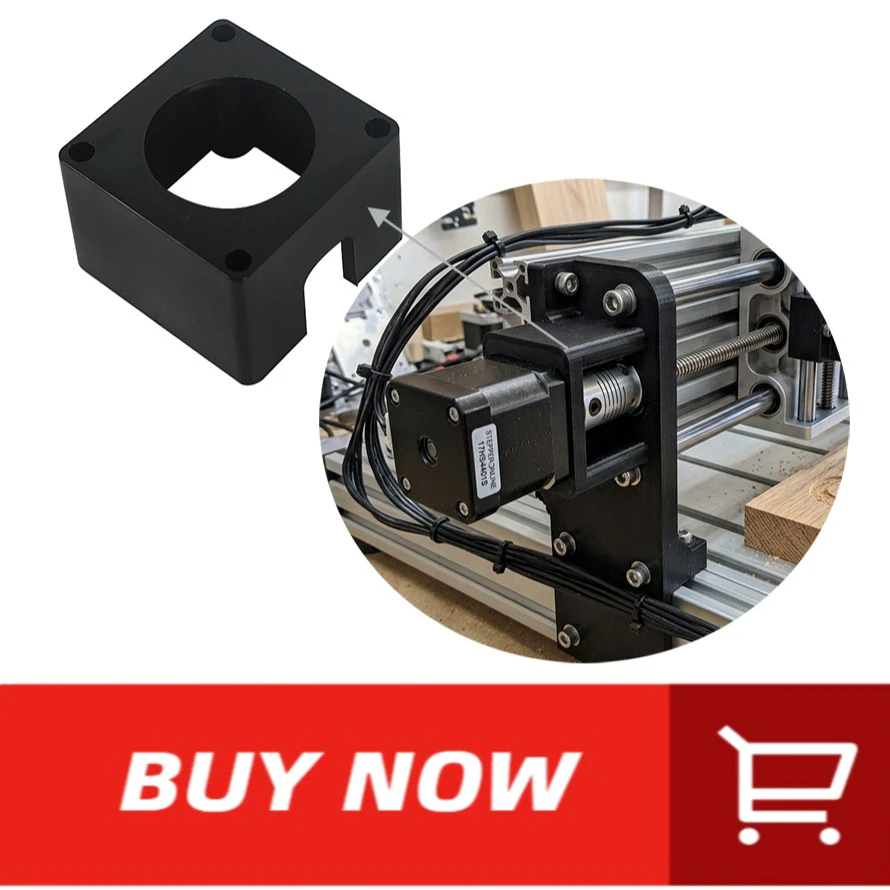 Bracket Mount NEMA 23 57mm Stepper Motor Holder Jig Clamp Fixture for CNC Machine Part Tools