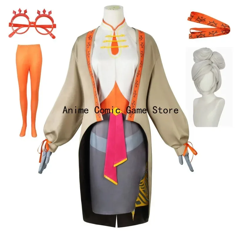 

In Stock XS-2XL Purah Cosplay Costume Wig Glasses Game Tear of The Kingdomm Cosplay Hallowewen Carnival Outfit for Women