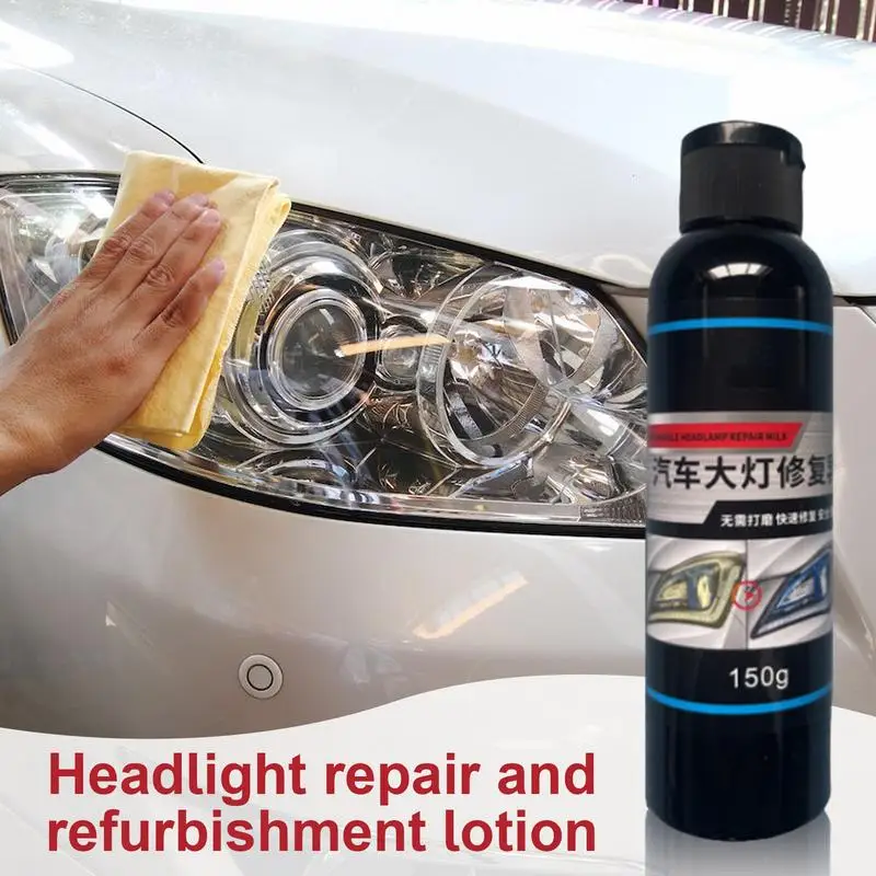 Headlight Repair Liquid 150g Automobile Headlight Lens Polish Repair Liquid Headlight Repair Agent For Repair Headlight