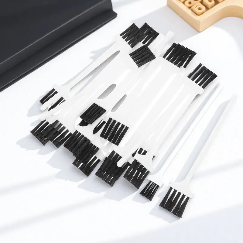20Pcs Narrow Scrub Brushes Nylon Small Cleaning Brush for Keyboard Electronics Earbuds Laptop Computer Kitchen Crevices Dusting