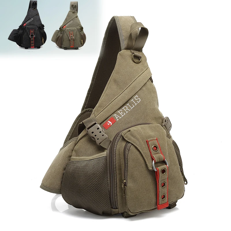 Sac de poitrine pour adolescents, sacs de messager en toile pour hommes et femmes, sac à dos à bandoulière initié, sac à bandoulière décontracté pour voyage court