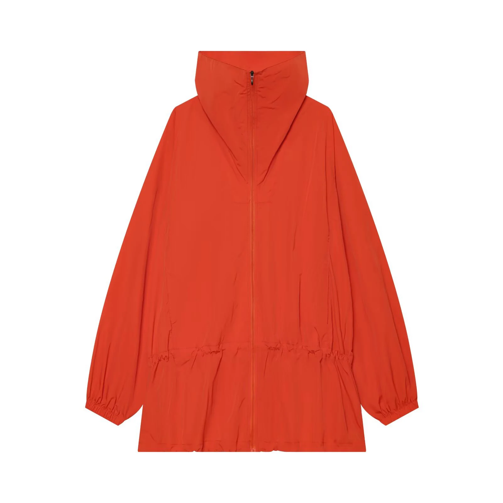 European and American style foreign trade women's clothing new 2026 fashionable and versatile solid color zipper jacket