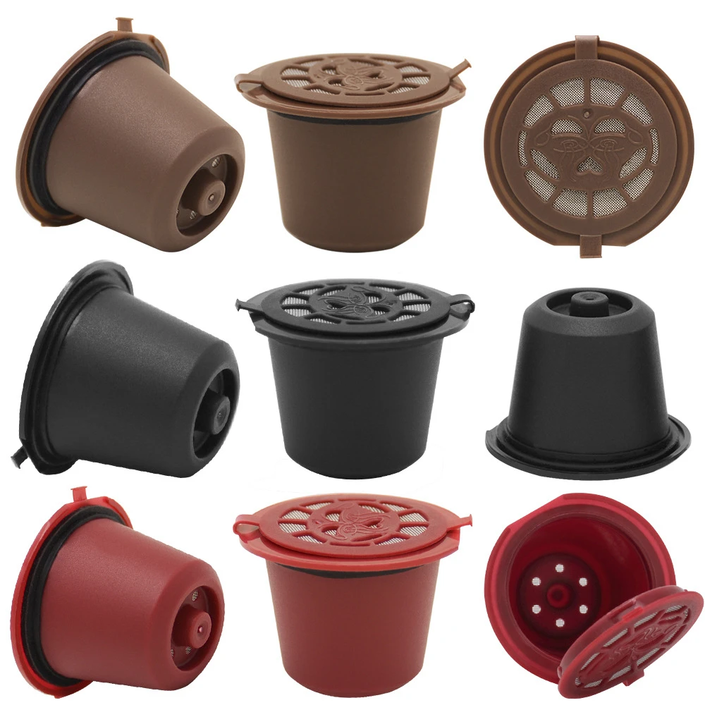 Reusable Nespresso Coffee Capsules Cup Permanent Refillable Coffee Capsule Refilling Filter Pod Soft Taste Sweet Coffeeware Gift