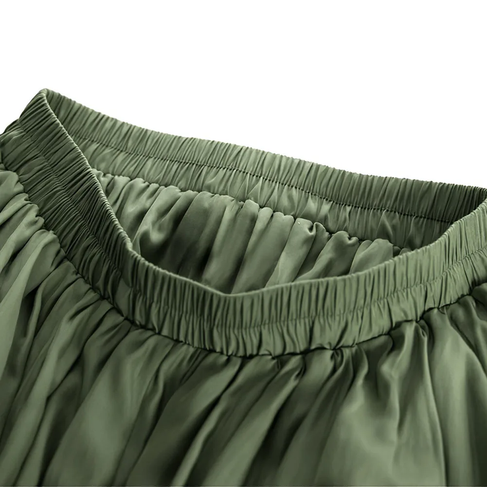 Comfortable Skirt Pleated Skirt Daily Use Casual Events Elegant Skirt For Women Skirt Pleated Design Sexy Look
