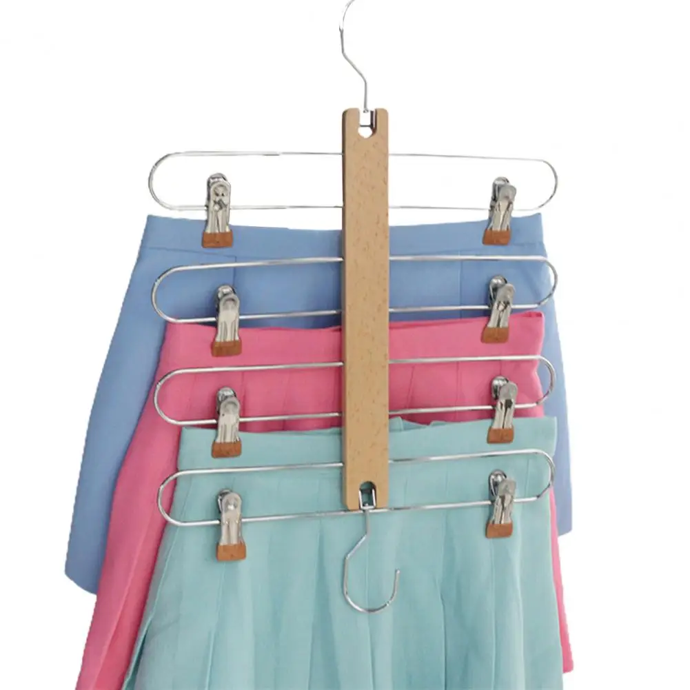 

Clothes Drying Rack Coat Hanger Efficient Closet Organization Non-slip Skirt Hangers with 360-degree Swivel Strong for Space