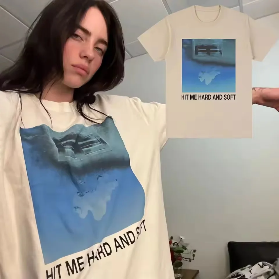 Hit Me Hard and Soft 2024 Tour Same style T Shirt Men Women Fashion Hip Hop T Shirts 100% Cotton Loose T-shirts Fans Gift Tops