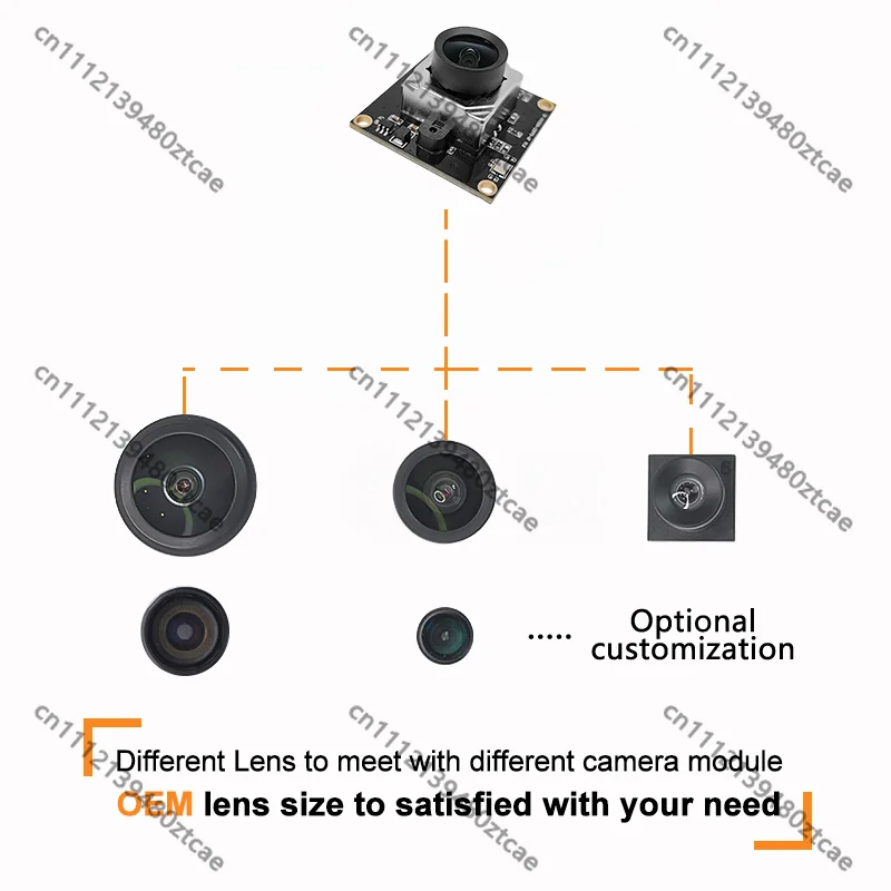 Mini 8MP 4K Auto Focus Camera Module, IMX415 Starlight CMOS Sensor, USB&CSI Dual Output,Low Lux for Embedded & Industrial Vision