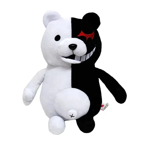 Dangan Ronpa Super Danganronpa 2, muñeco de peluche, Monokuma, oso blanco y negro, Animal de peluche suave, regalo de Navidad para niños