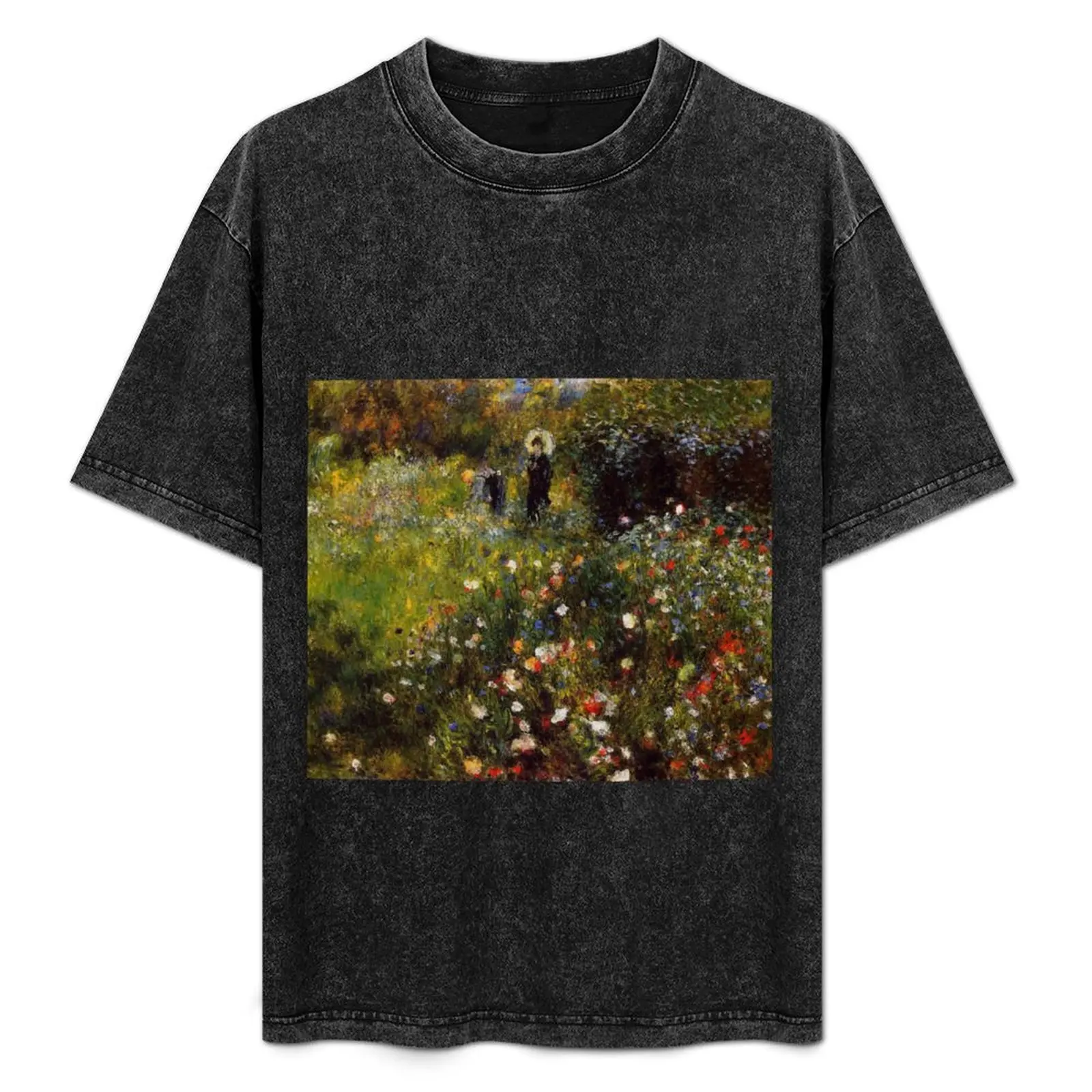 

Favourite Artists - Renoir Summer Landscape T-Shirt Casual Trendy Short Sleeve T-Shirt