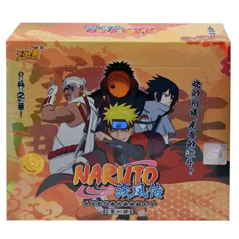 Caja KAYOU, juego de Anime Naruto, tarjeta de colección rara, tarjetas de personajes del mundo Ninja, juguete para niños, Hobby, regalo coleccionable