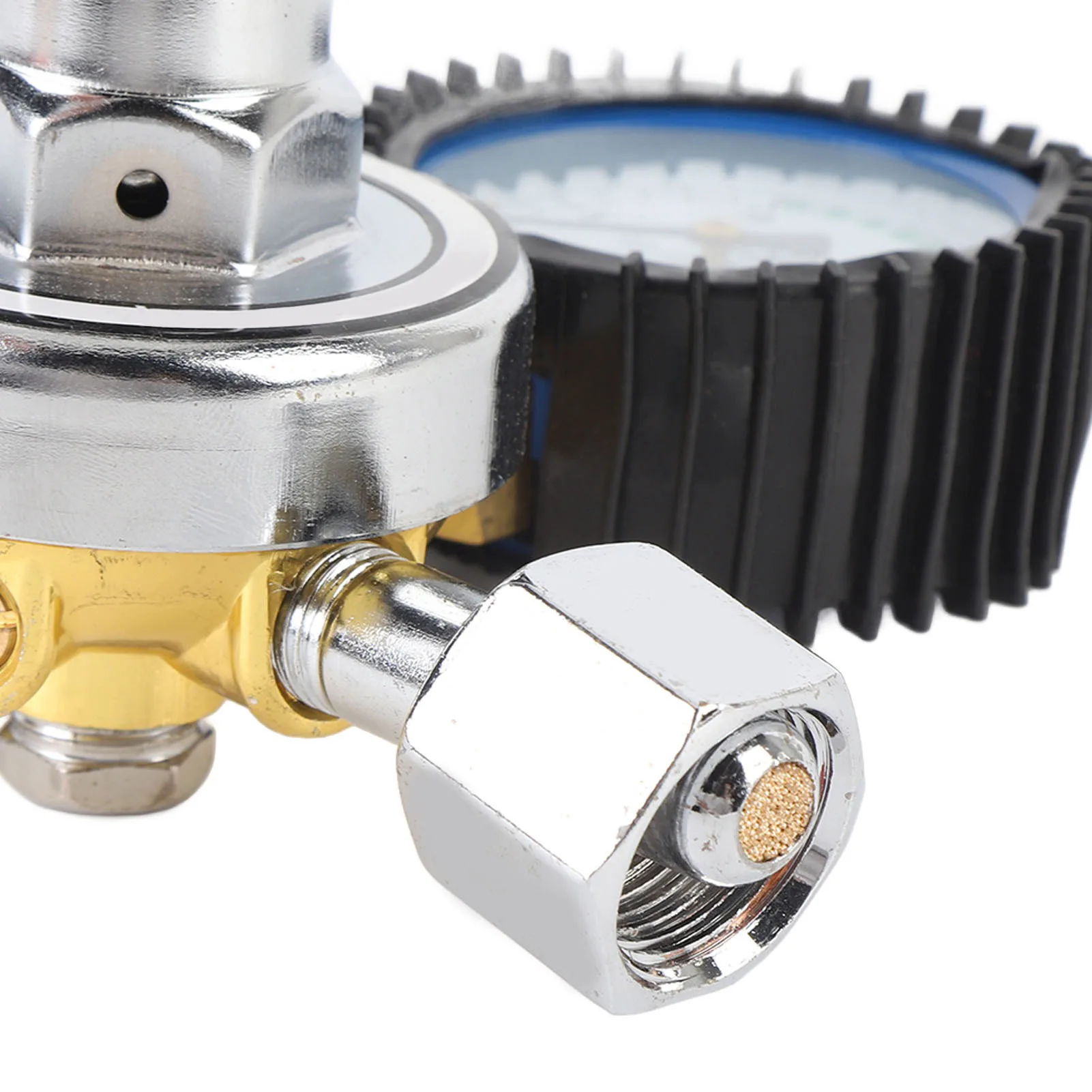 Regulador de CO2 2 medidores Control de doble etapa Construcción metálica M16x1.5 /8in-14 Out para regulador de CO2 de presión de CO2