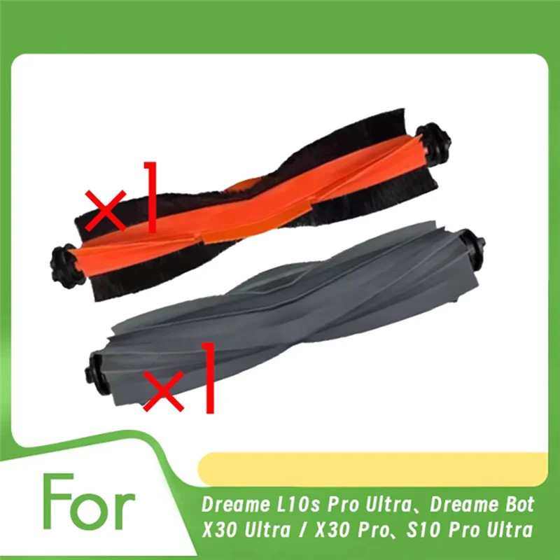 1 Haarbürste und 1 Kleberbürste für Dreame L10s Pro Ultra, Dream Bot X30 Ultra / X30 Pro, S10 Pro Ultra Kehrmaschine-A77G