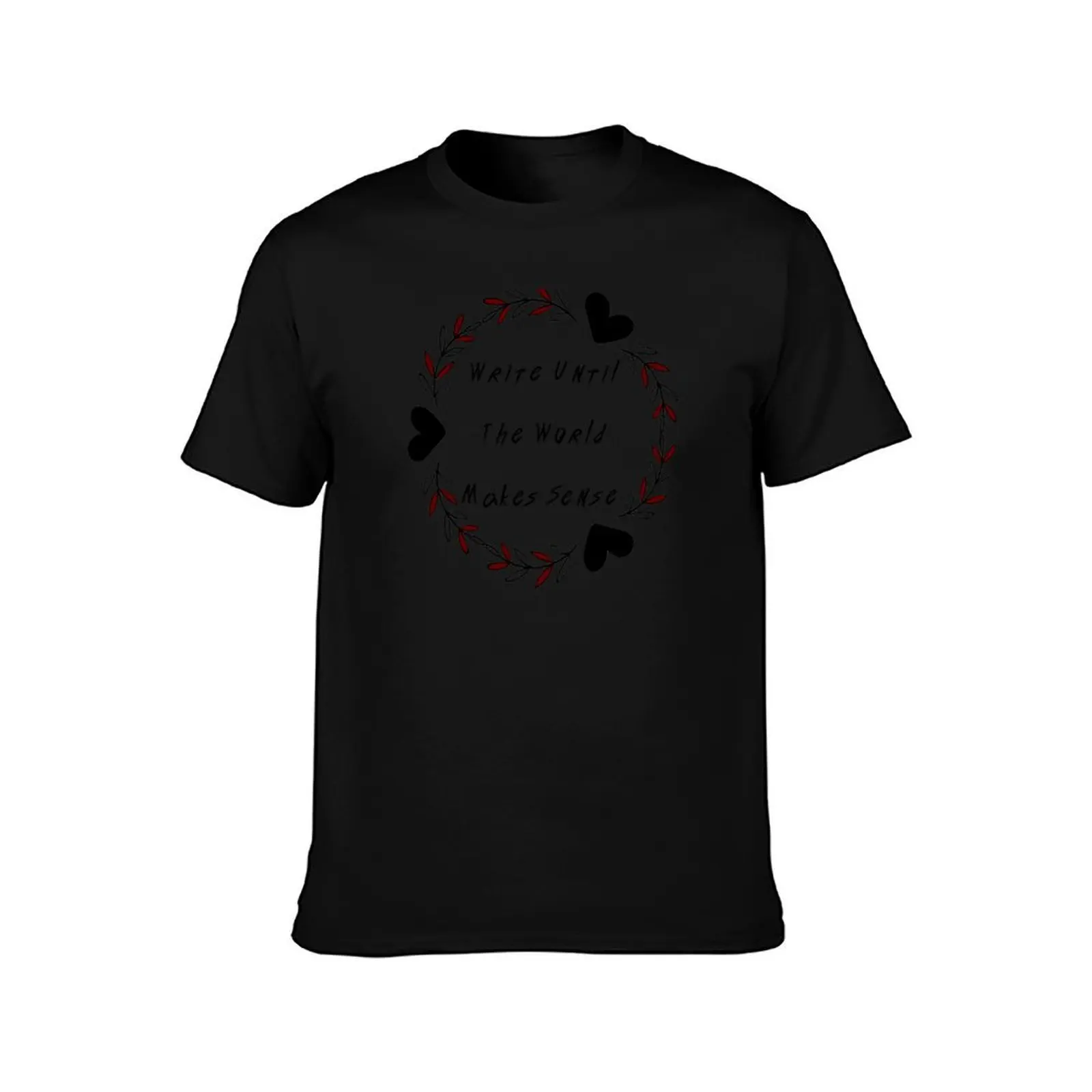 Until The World Makes Sense T-Shirt, Summer Casual Cotton Tee, Oversized Streetwear Tops, Vintage Graphic Print, 100% Cotton