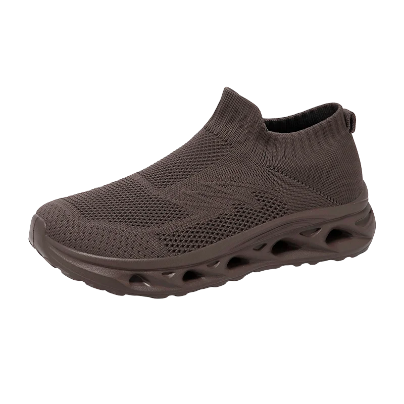 New Couple Breathable Sock Sneakers, Lightweight Anti-slip Wear-resistant Wide Toe Casual Sports Shoes for Men Women