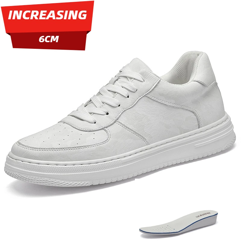 

Men's Casual Shoes: Anti-slip, Wear-resistant, Invisible Inner Height-increasing 6CM Outdoor Lightweight Walking Shoes