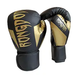 Gants de boxe grappin pour enfants, sac de boxe, martial, anneau de Rotterdam, noir, 38x23cm