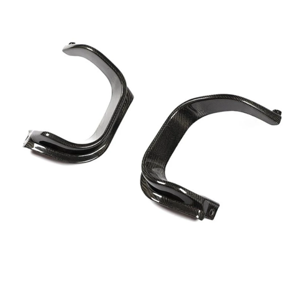 المصد الخلفي للسيارة العادم الزخارف يغطي لتويوتا GT86 2017 - 2020 لسوبارو BRZ 2013 - 2020 ألياف الكربون