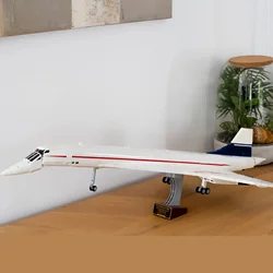 2083Pcs Concorde Airbus 10318 Building Blocks tecnico 105CM modello di aeroplano giocattoli educativi in mattoni per bambini regali di natale