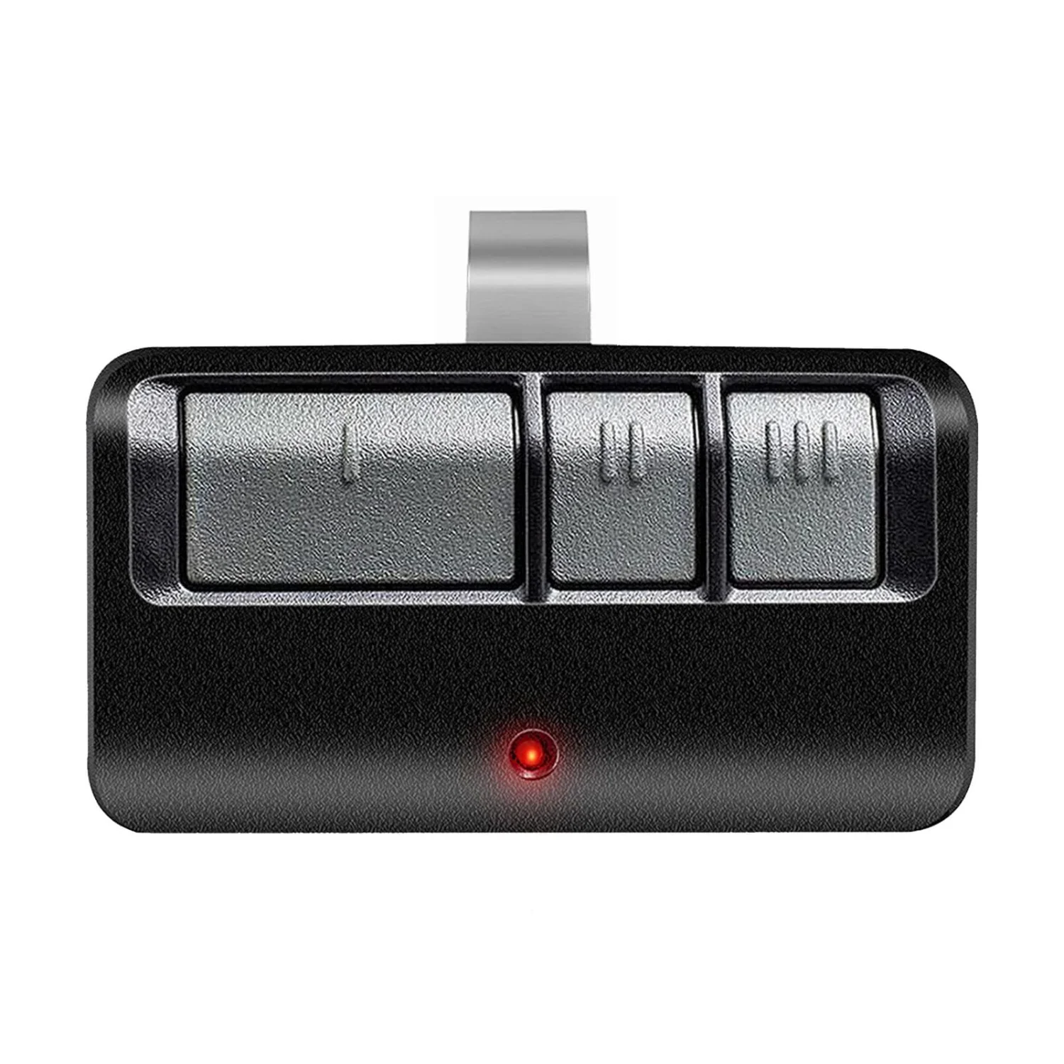 Garage door opener 3 channel remote control black 315MHz 433MHz frequency remote control small handheld device built-in
