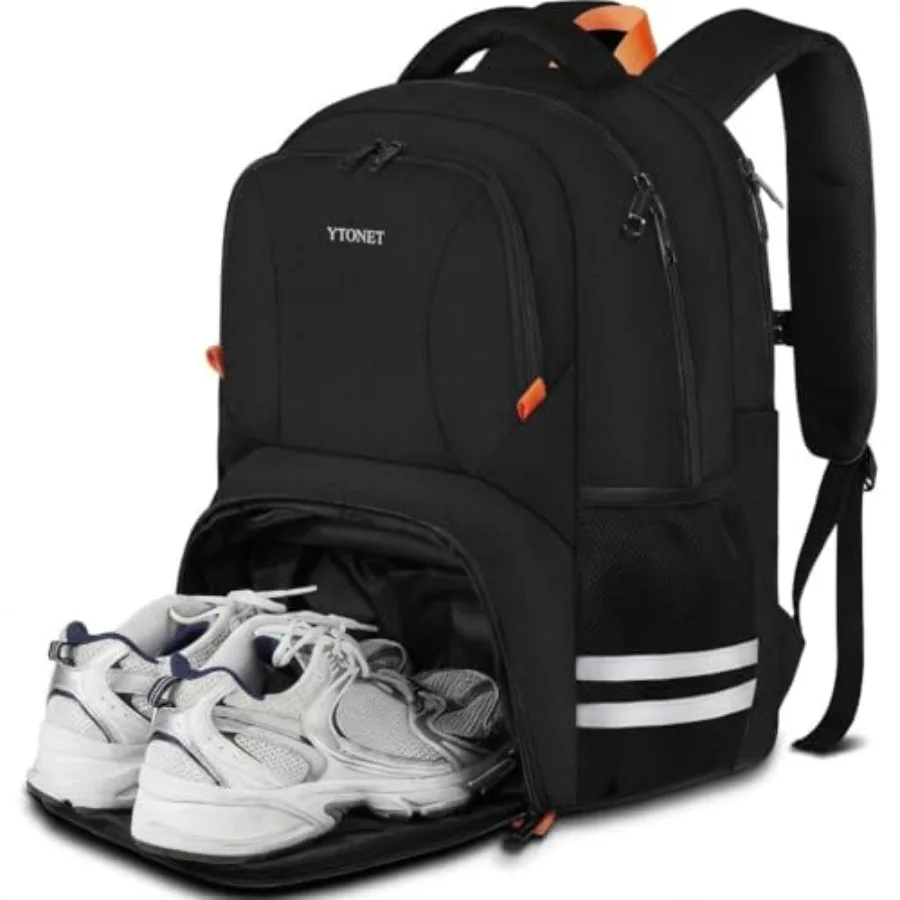 

Gym Backpack For Men Women Travel Sports Track Bag With Shoe Compartment Large Workout Laptop Backpack Water Resistant College
