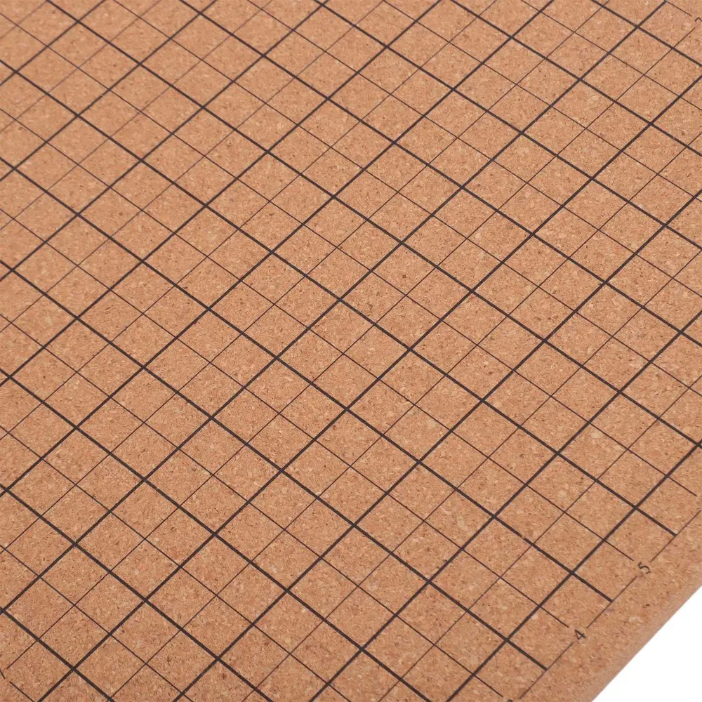 Durable Double Side Macrame Board Printed Grid Cork Braiding Board Cork Craft Board For Jewelry Crafting