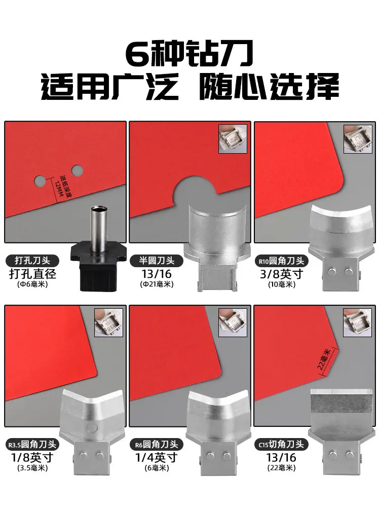 Round Corners, Semi-Circle, Punch, Paper Cutter, Cut Corners, PVC Business Cards, Photo Files, Manual Office Rounding Device