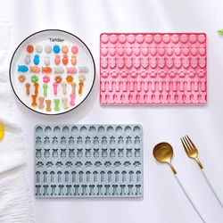 78 Strawberry Cat's Paw Baking Tray Silicone Mold Bone Candy Chocolate Mould Pet Dog Food Silicone Mat Cookie Biscuit Cake Decor