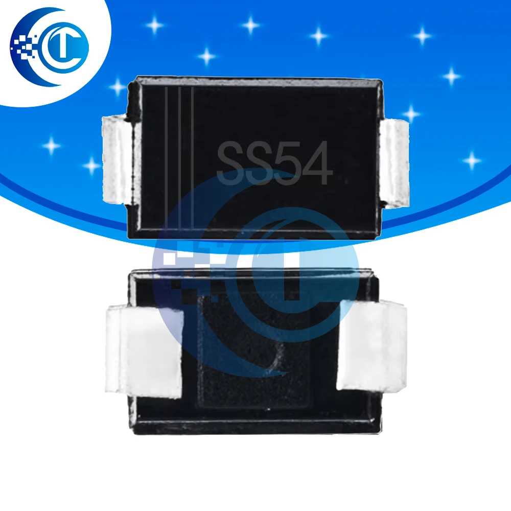 10/50/100PCS SS54 SMD Schottky Diode, SMA Package