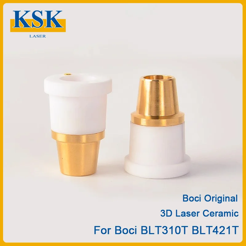 BOCI Original 3D Laser Cutting Ceramic Ring D20 H28 M8 Nozzle Holder Nozzle Connect Ceramic Part for BOCI Laser Cutting Head