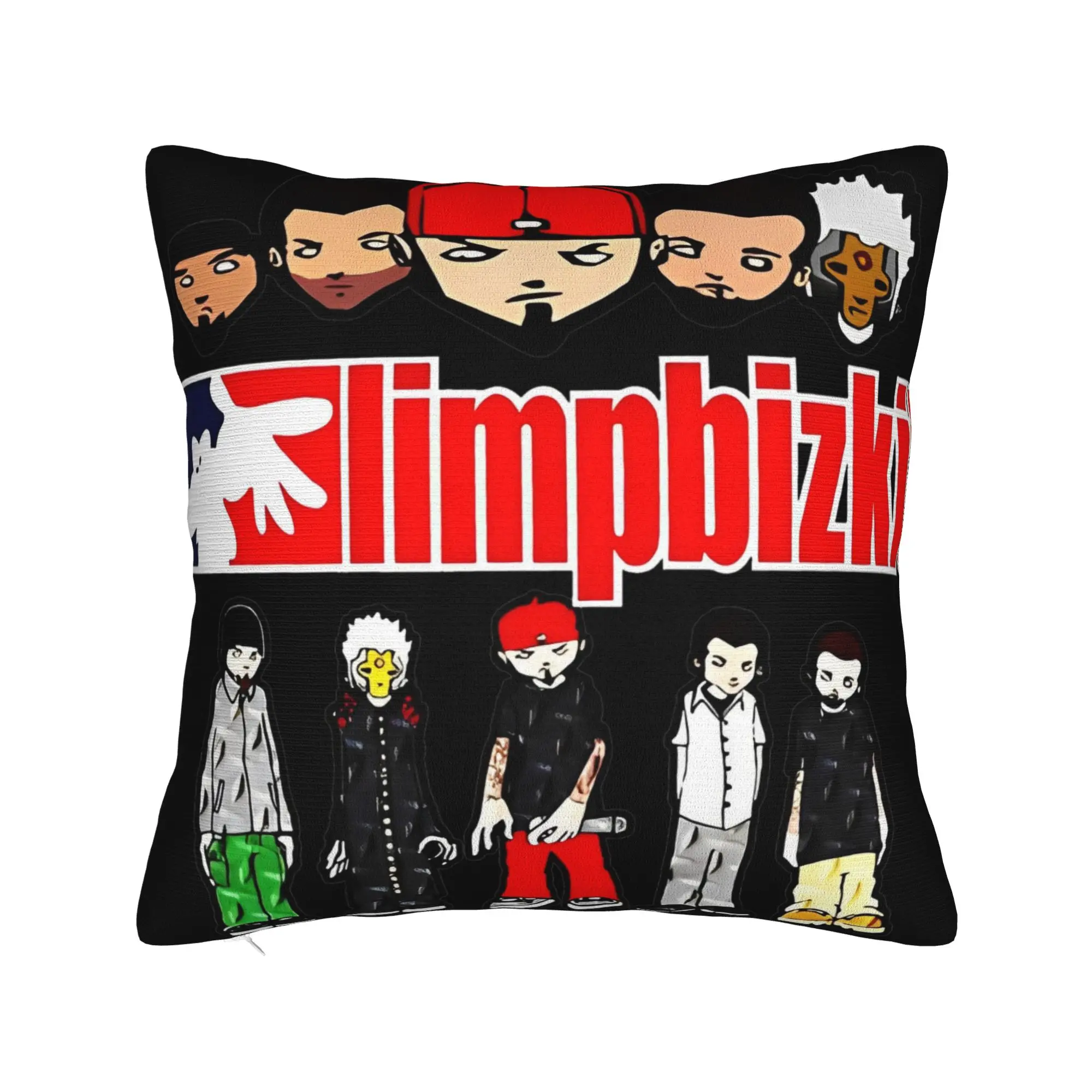 Limp Bizkit American Rap Rock Pillowcase Polyester Cushion Cover Decorations  Pillow Case Cover Home Wholesale 18'