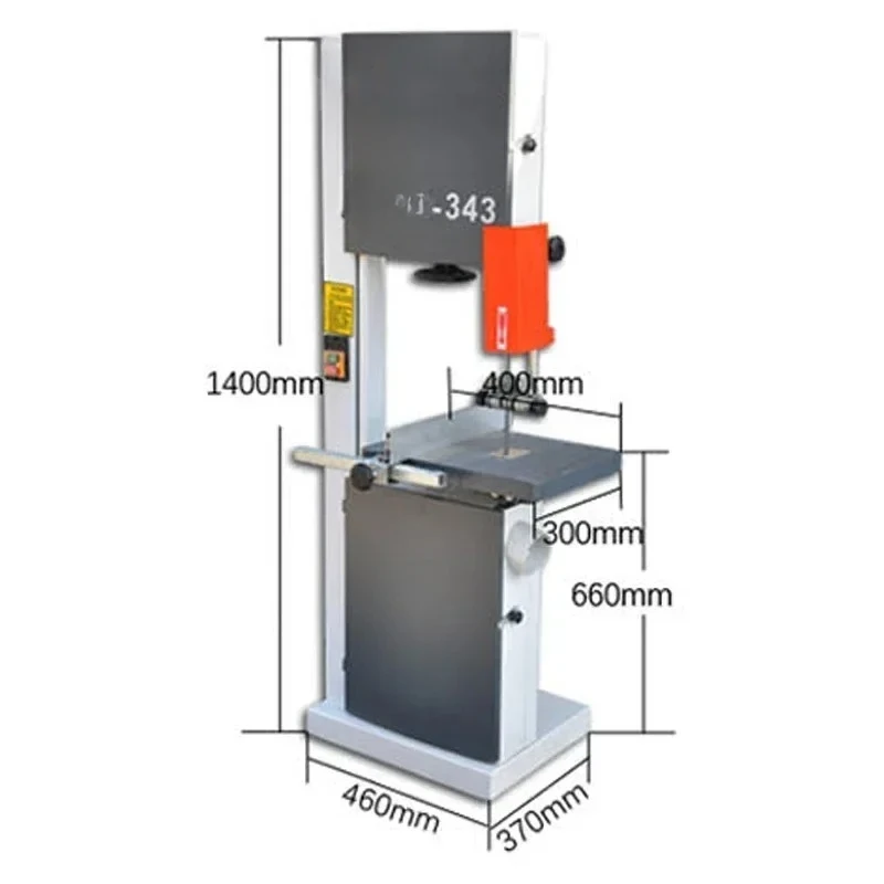 Woodworking Machinery 343E Vertical Band Saw Woodworking Heavy Duty Band Saw, Saw Aluminum, Metal Plastic