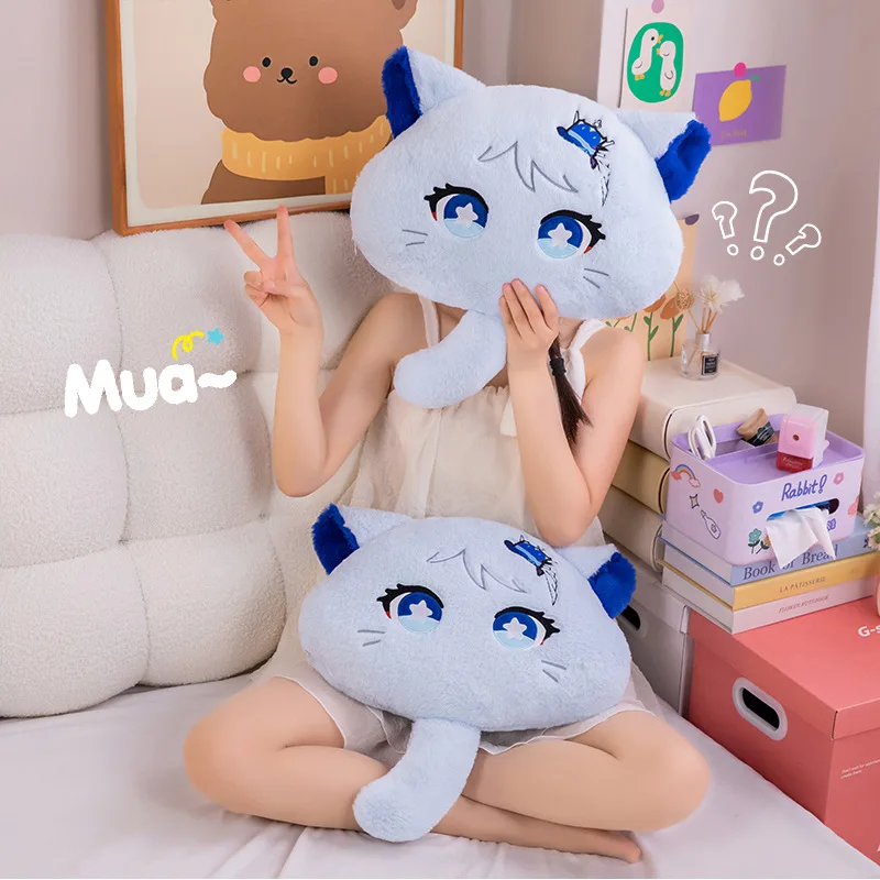 Game Anime Genshin Impact Furina Kawaii Soft Plush Doll Body Cotton Stuffed Plushie Cosplay Toys Figure Gift Pillow