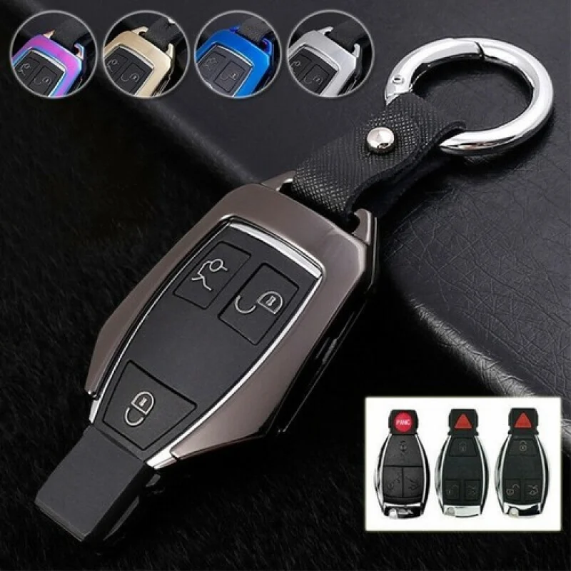 

A+ Zinc Alloy Car Key Fob Case Cover Holder For Benz C E S G Class CLA CLS CLK GLA
